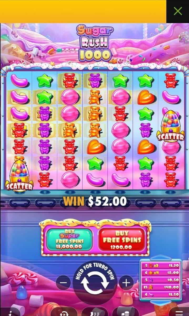 Sugar Rush 1000